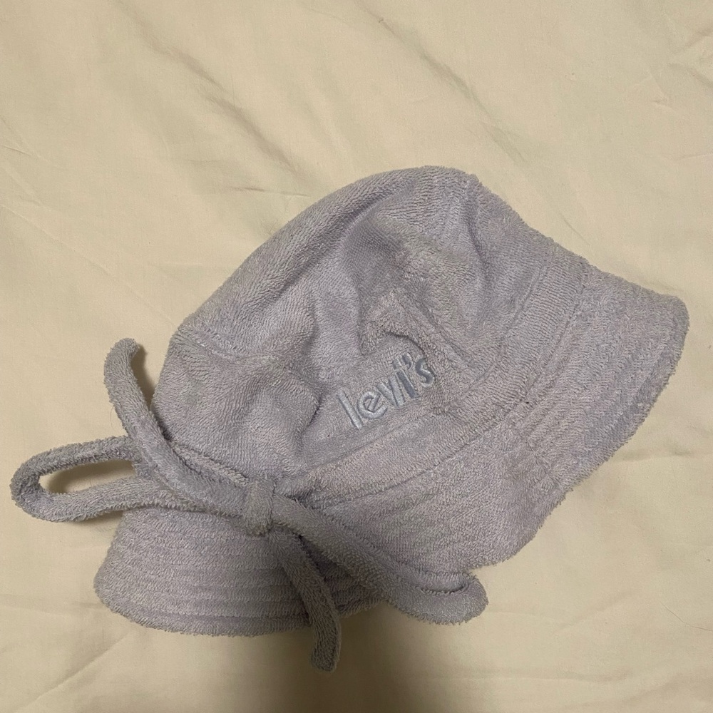 Levi's Gray Terry Cloth Bucket Hat